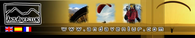 Adventure sports and tourism is Sierra Nevada, Andalucia, Spain